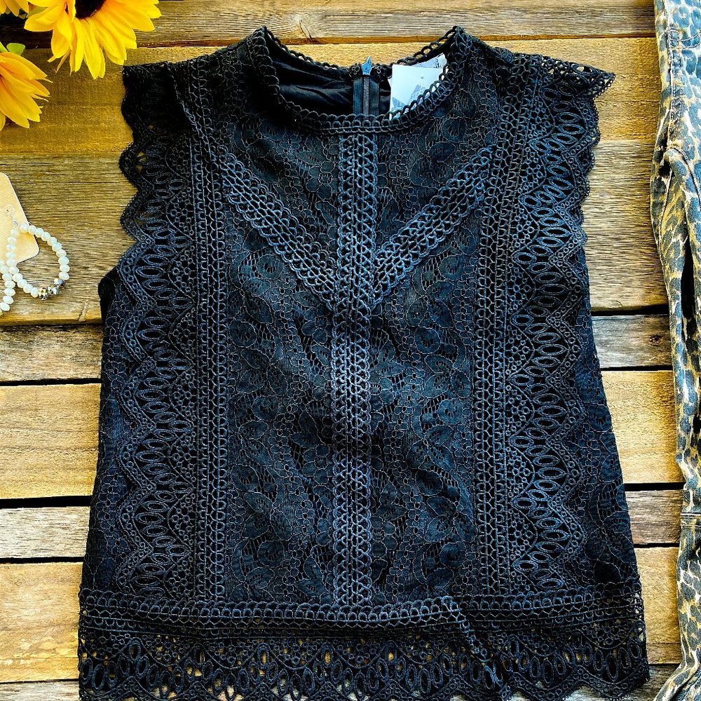 Black Lace Top
